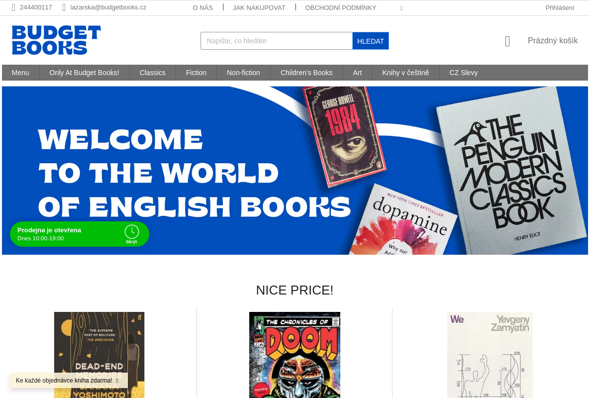 BUDGET BOOKS