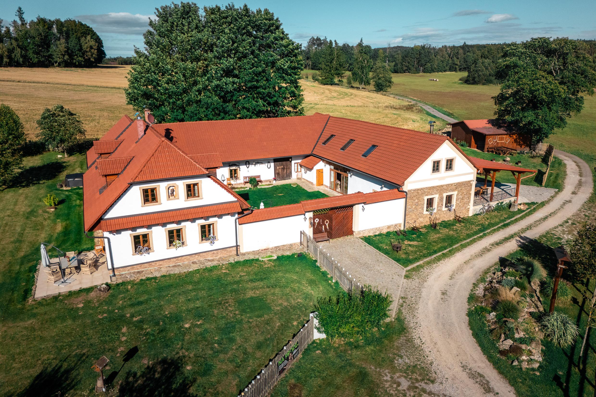 Luxusní penzion Vysočina, pozemek téměř 30 000m2