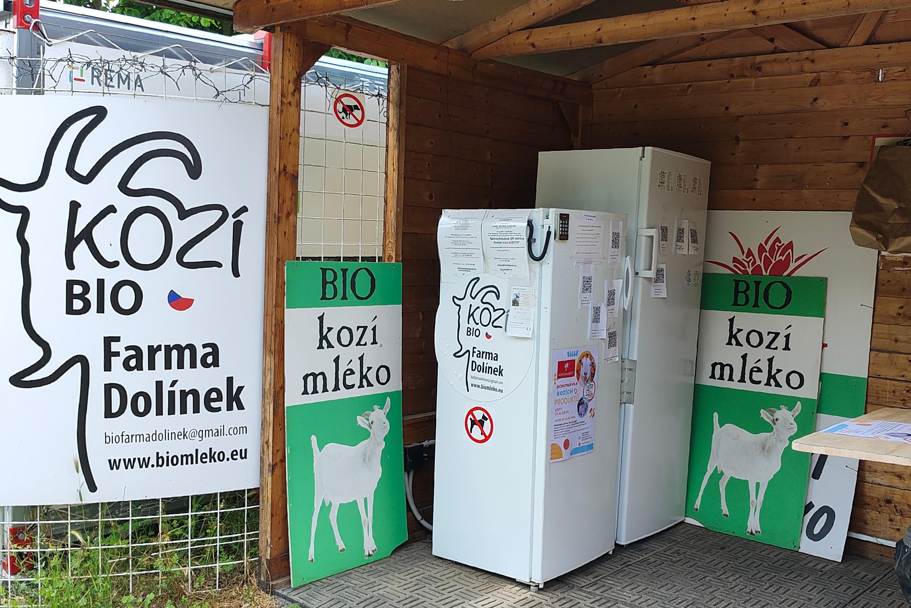 Samoobslužný prodej  ze dvora farmy 24/7