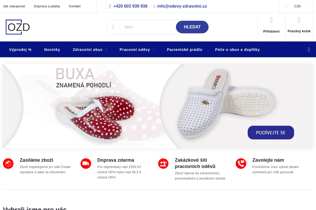 Odevy-zdravotni.cz