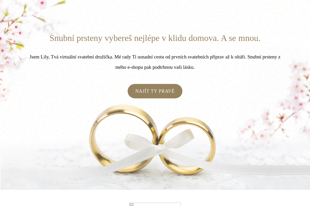 Snubní prsteny Lily