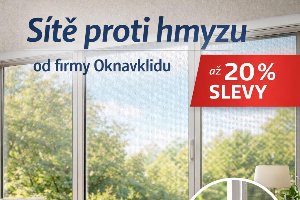 Sítě proti hmyzu až 20% sleva