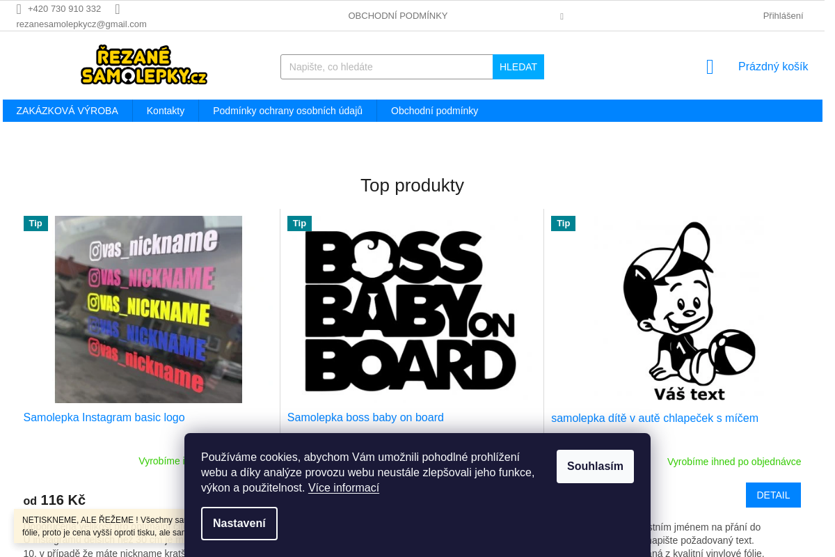 Shop.rezanesamolepky.cz