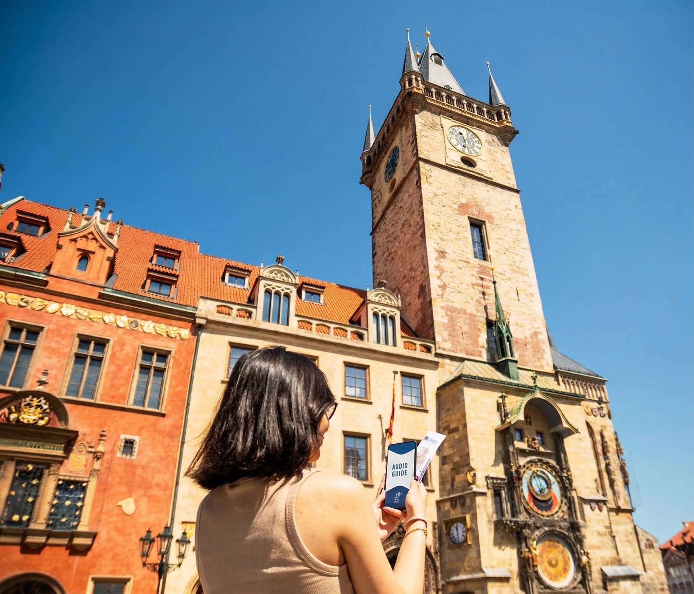 Vstupenka na Pražský orloj s mobilním průvodcem