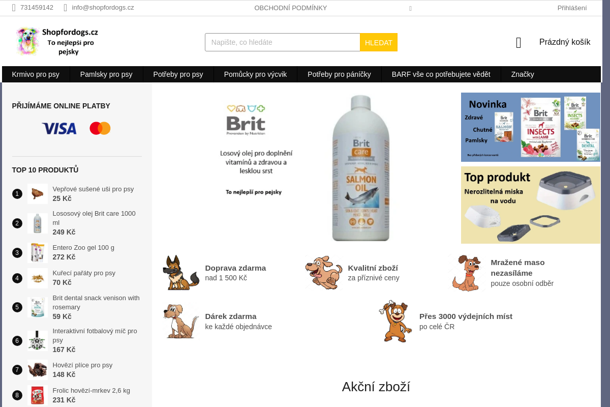 Shopfordogs.cz