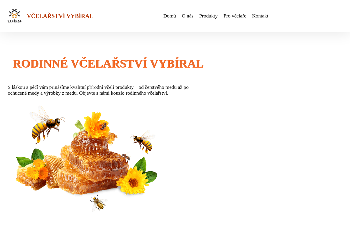 Včelařství Vybíral