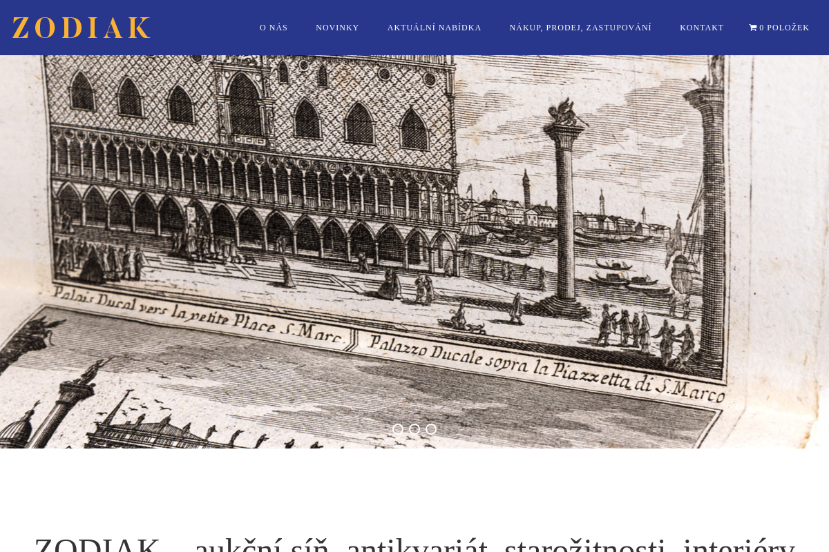 ZODIAK - aukční síň, antikvariát, starožitnosti, interiéry s.r.o.