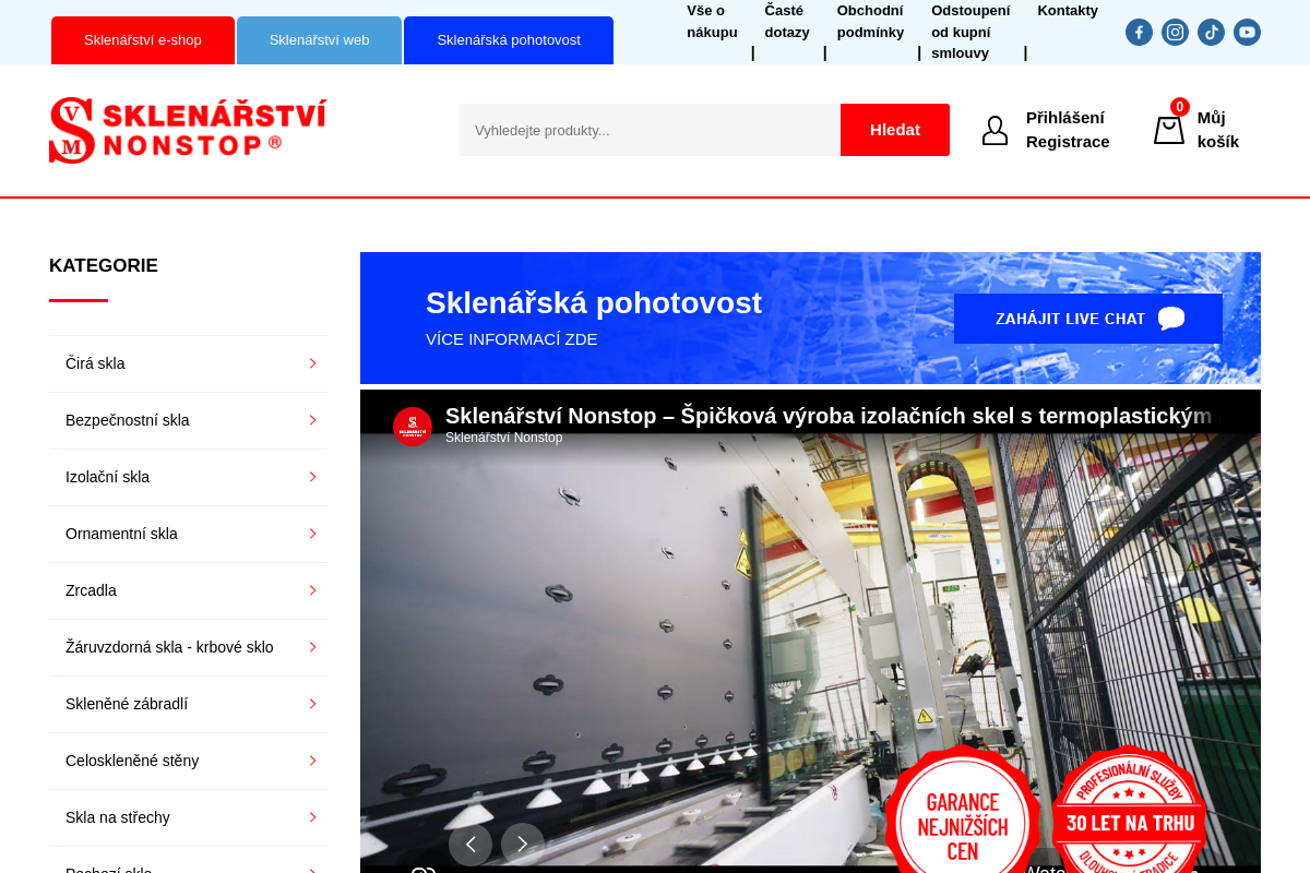 SKLENÁŘSTVÍ NONSTOP