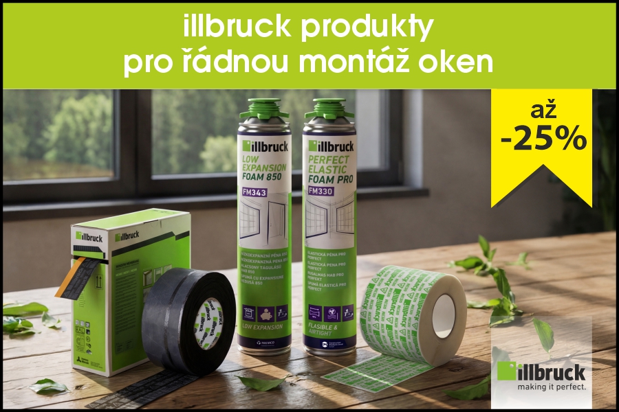 Illbruck produkty pro montáž oken v akční nabídce