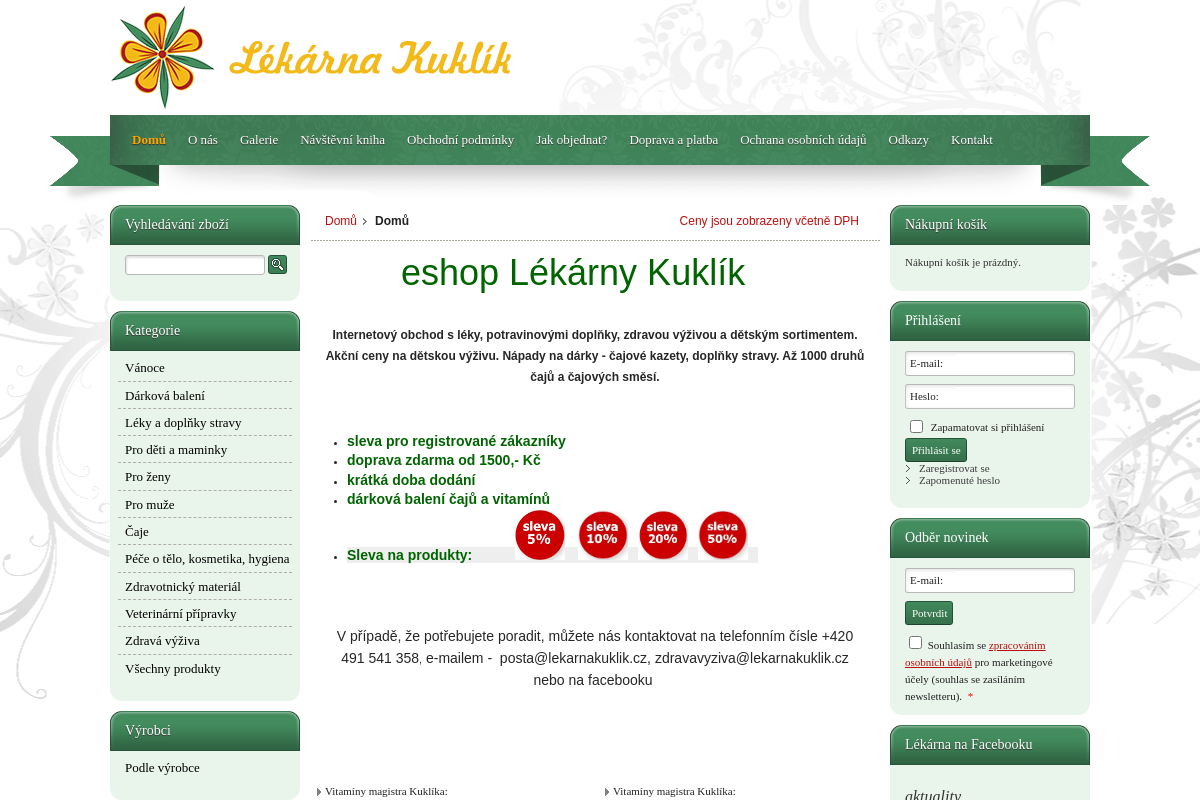 Lékárna Kuklík eShop