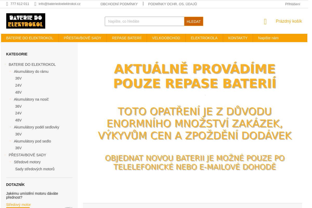 Baterie do Elektrokol