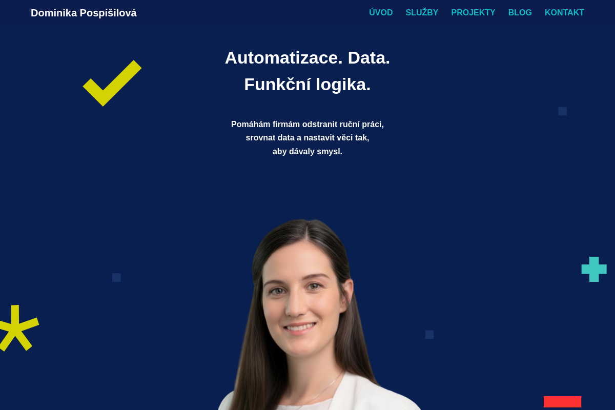 Weby Dominika Pospíšilová