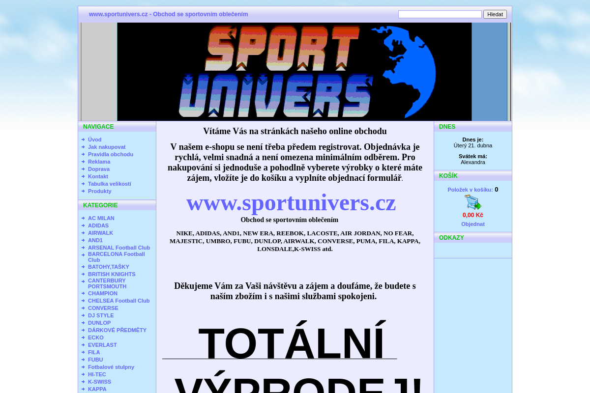 Sportunivers.cz