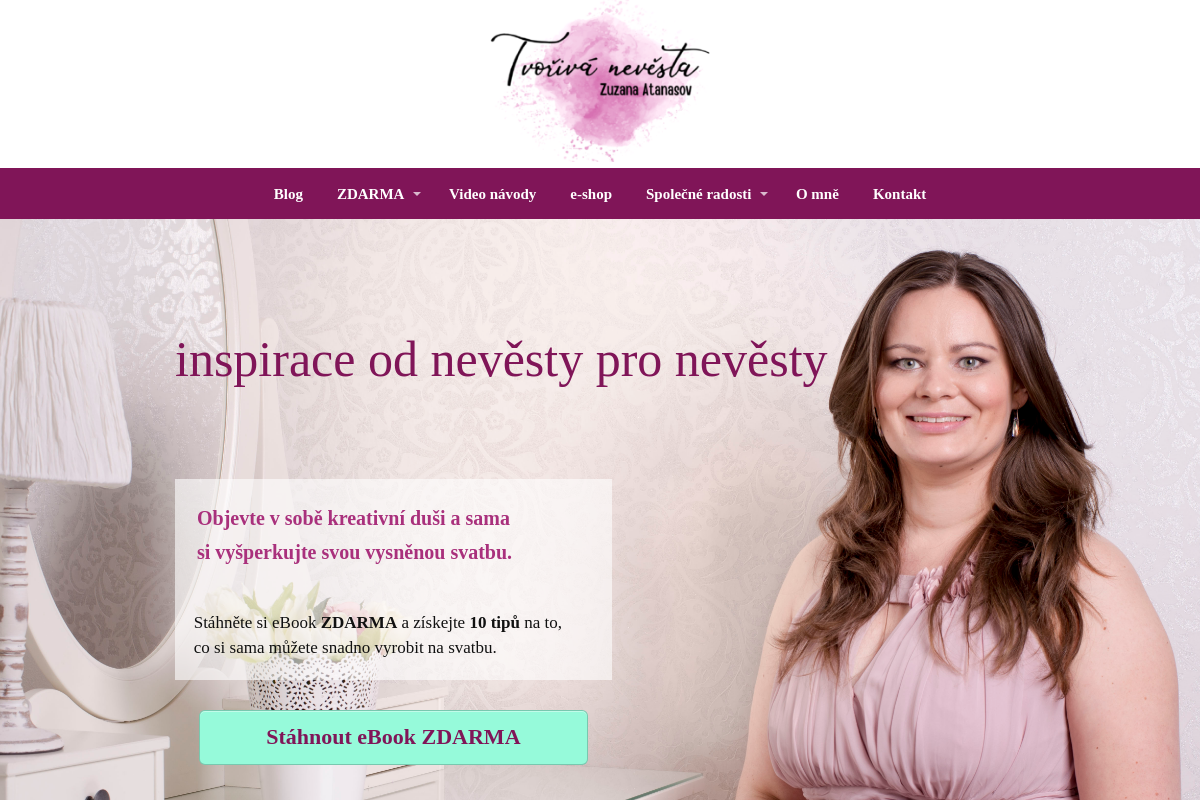 Tvořivá nevěsta - Ing. Zuzana Atanasov