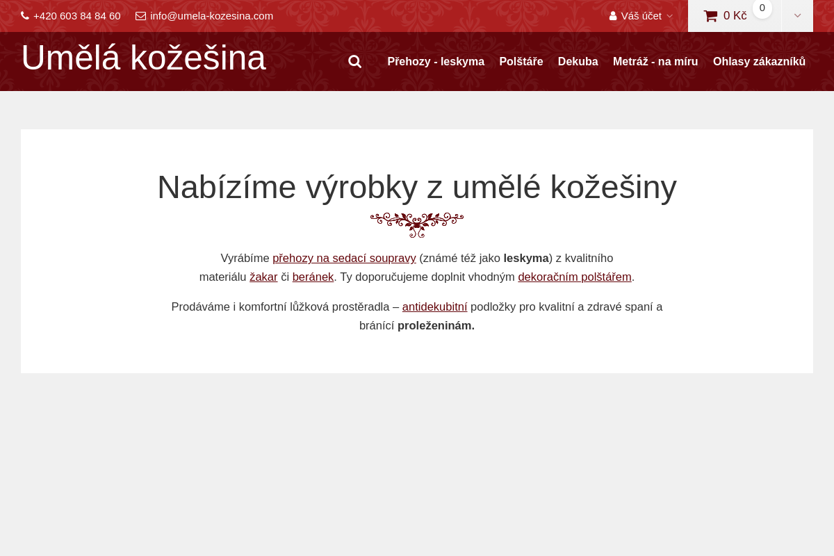 Umela-kozesina.com
