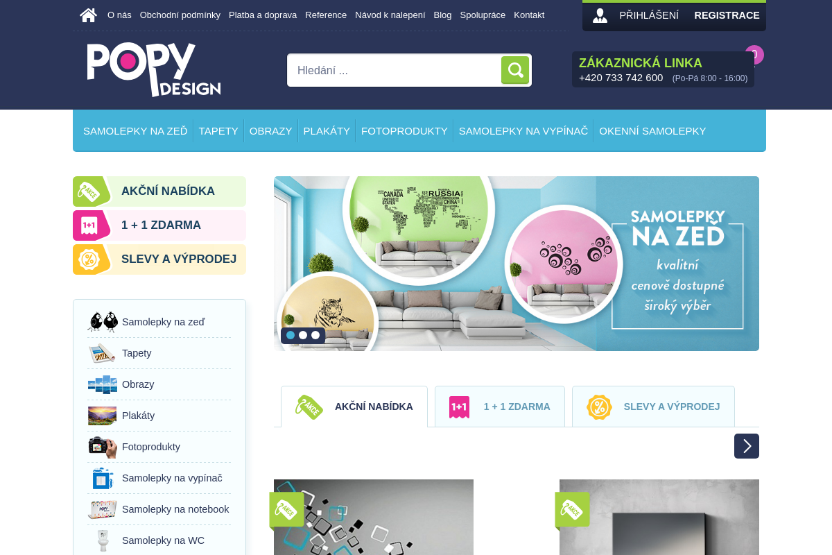 Bytové dekorace - Popydesign.cz