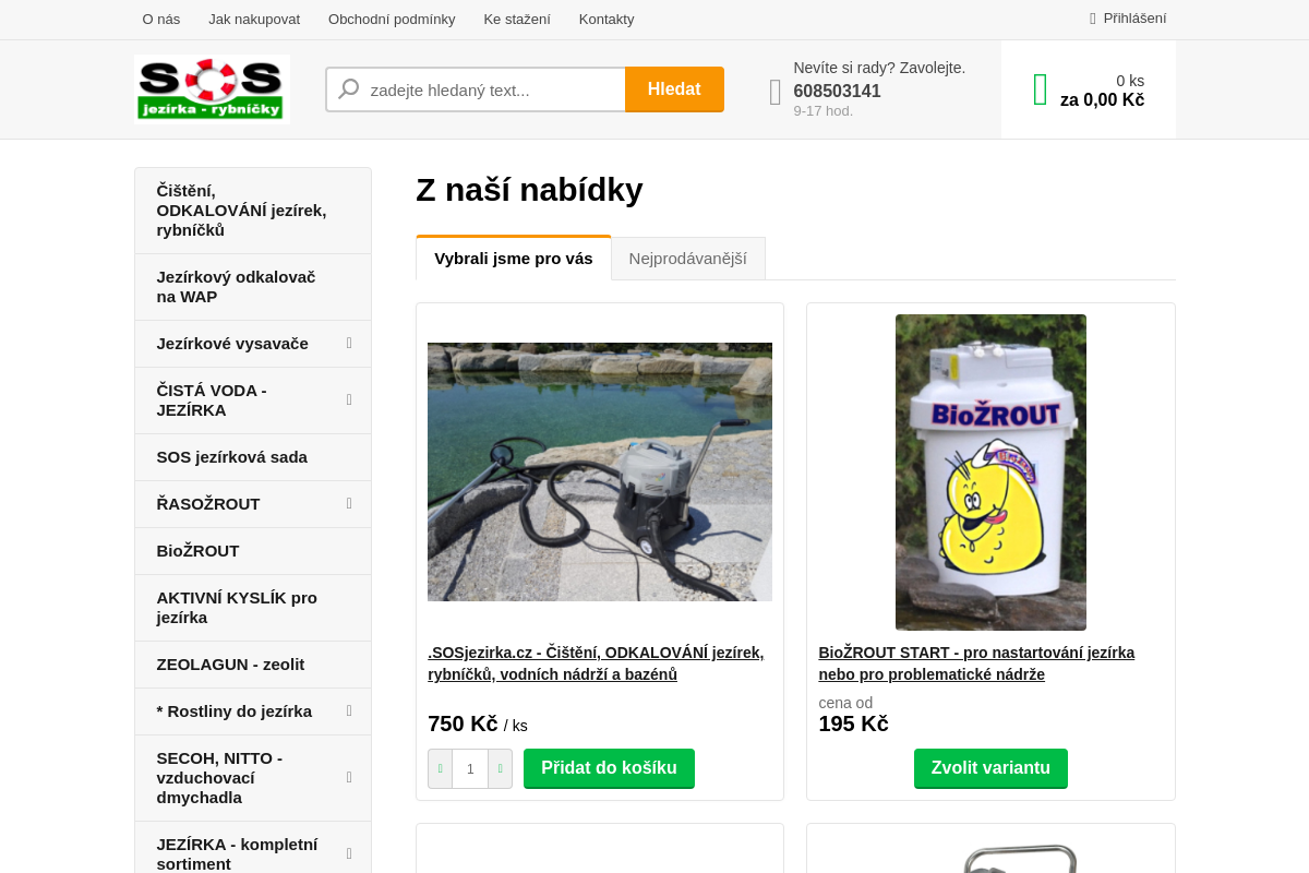 SOSjezirka.cz