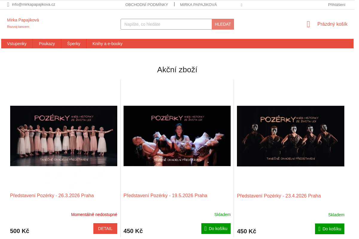 Obchod.mirkapapajikova.cz foto 1