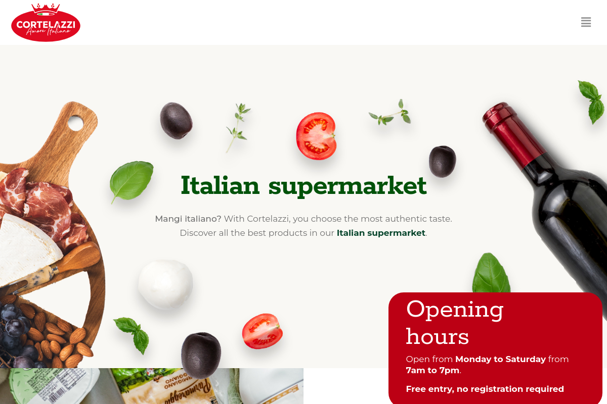 Italské speciality Cortelazzi Italian
