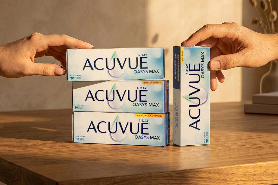 Poznejte novinky ACUVUE® OASYS MAX 1-Day