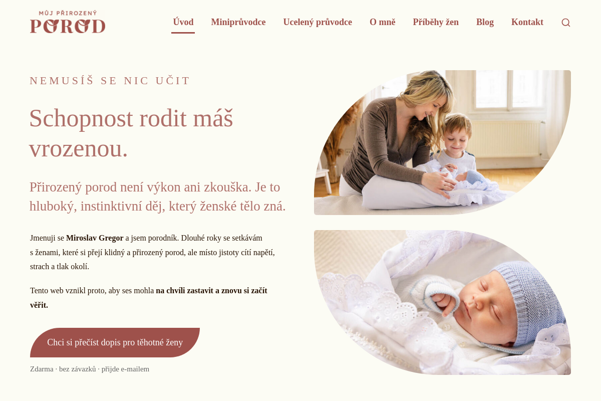 můj přirozený porod