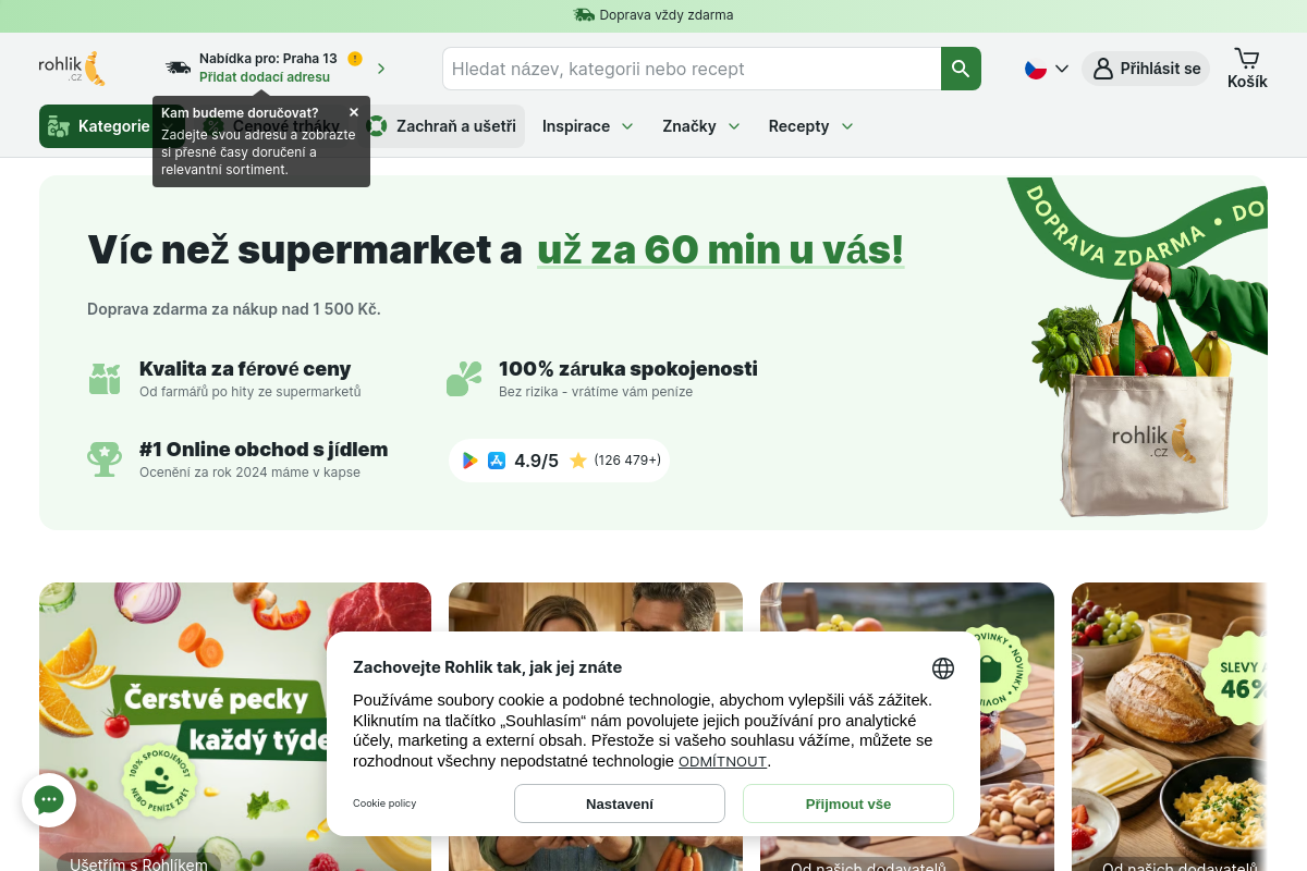 Rohlík.cz - Sklad