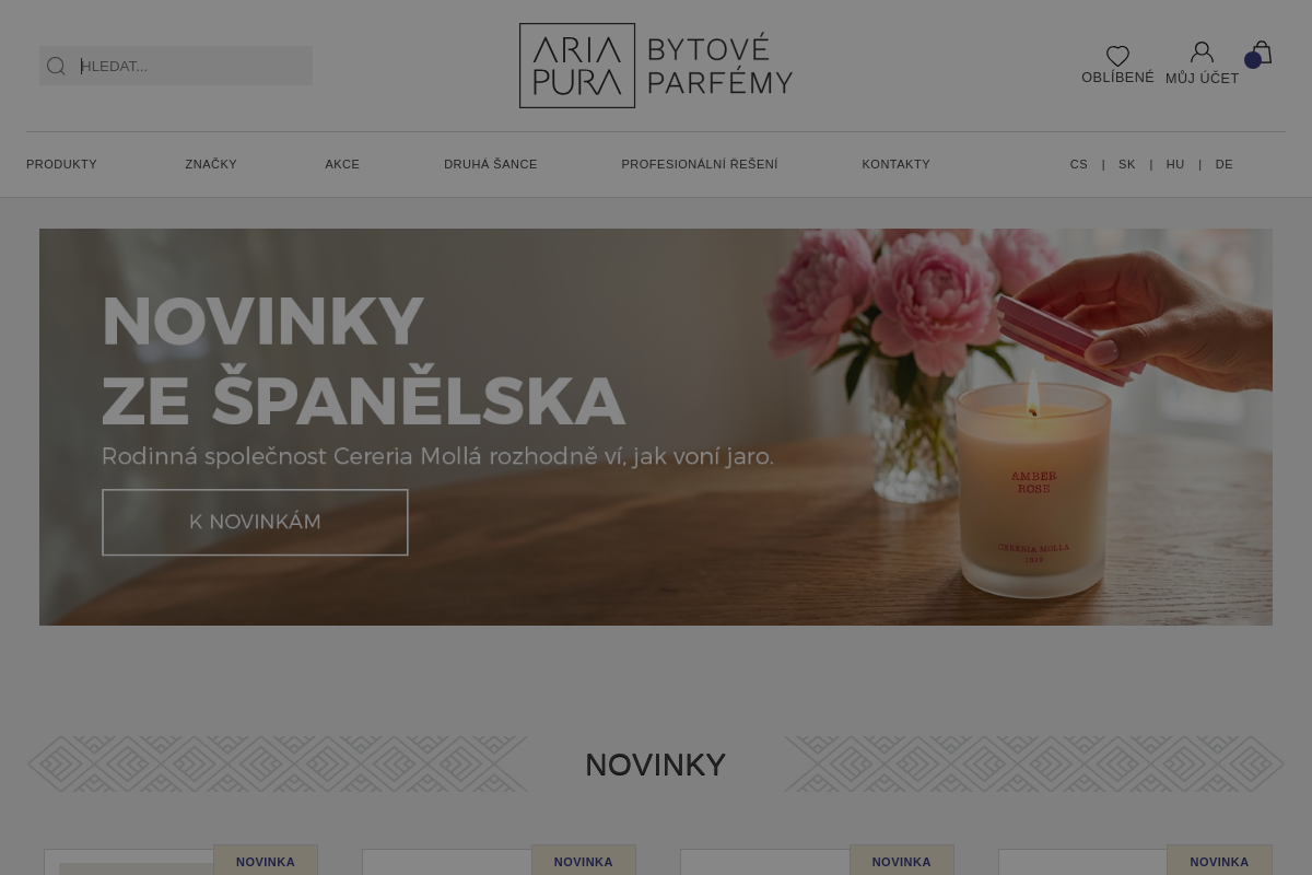 ARIA PURA Bytové-parfémy