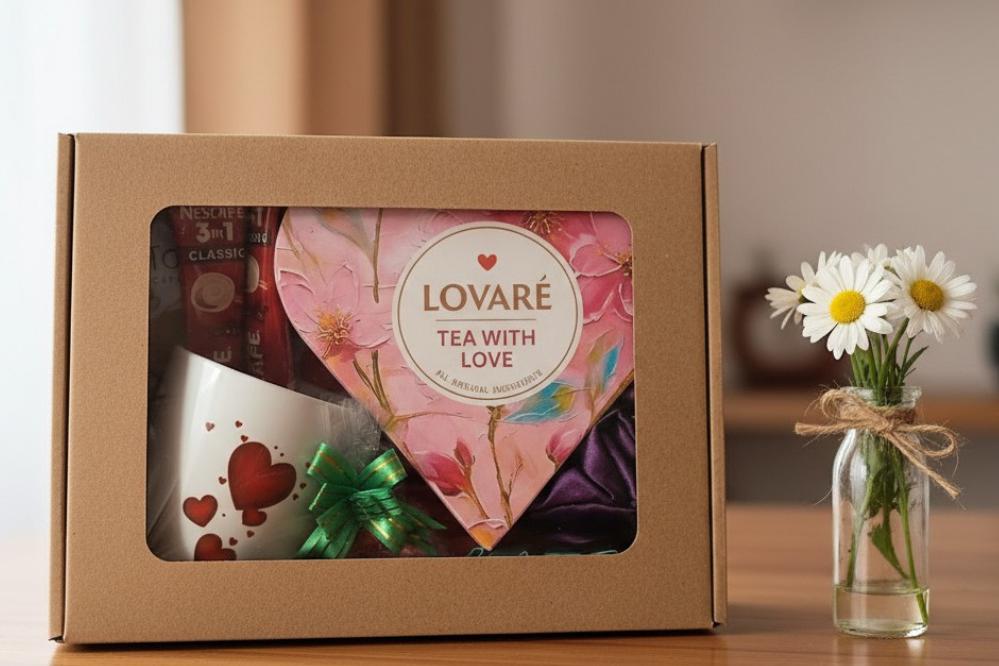 Dárkový balíček „Pro tebe“ s čajem a hrnečkem