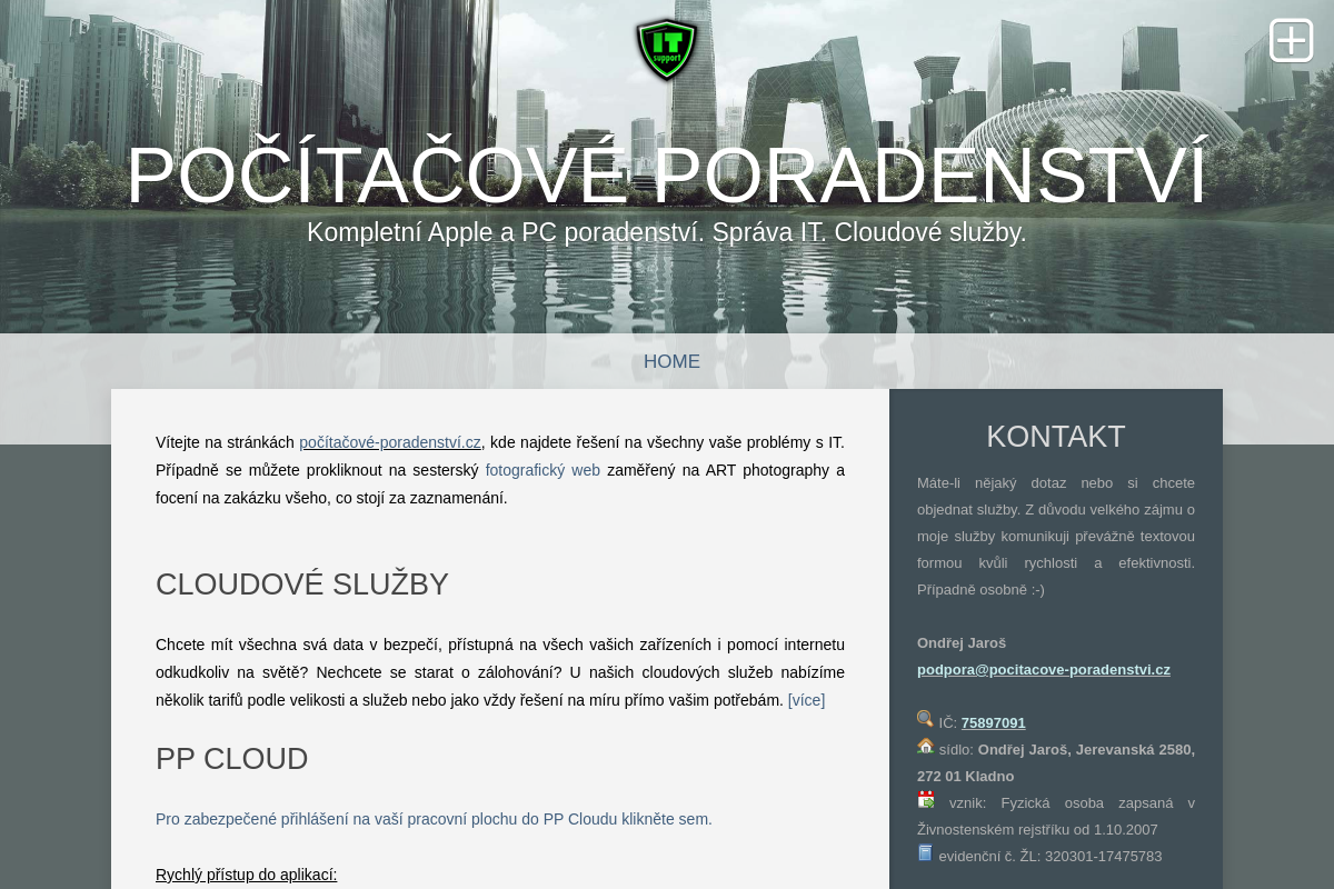 Počítačové poradenství Ondřej Jaroš