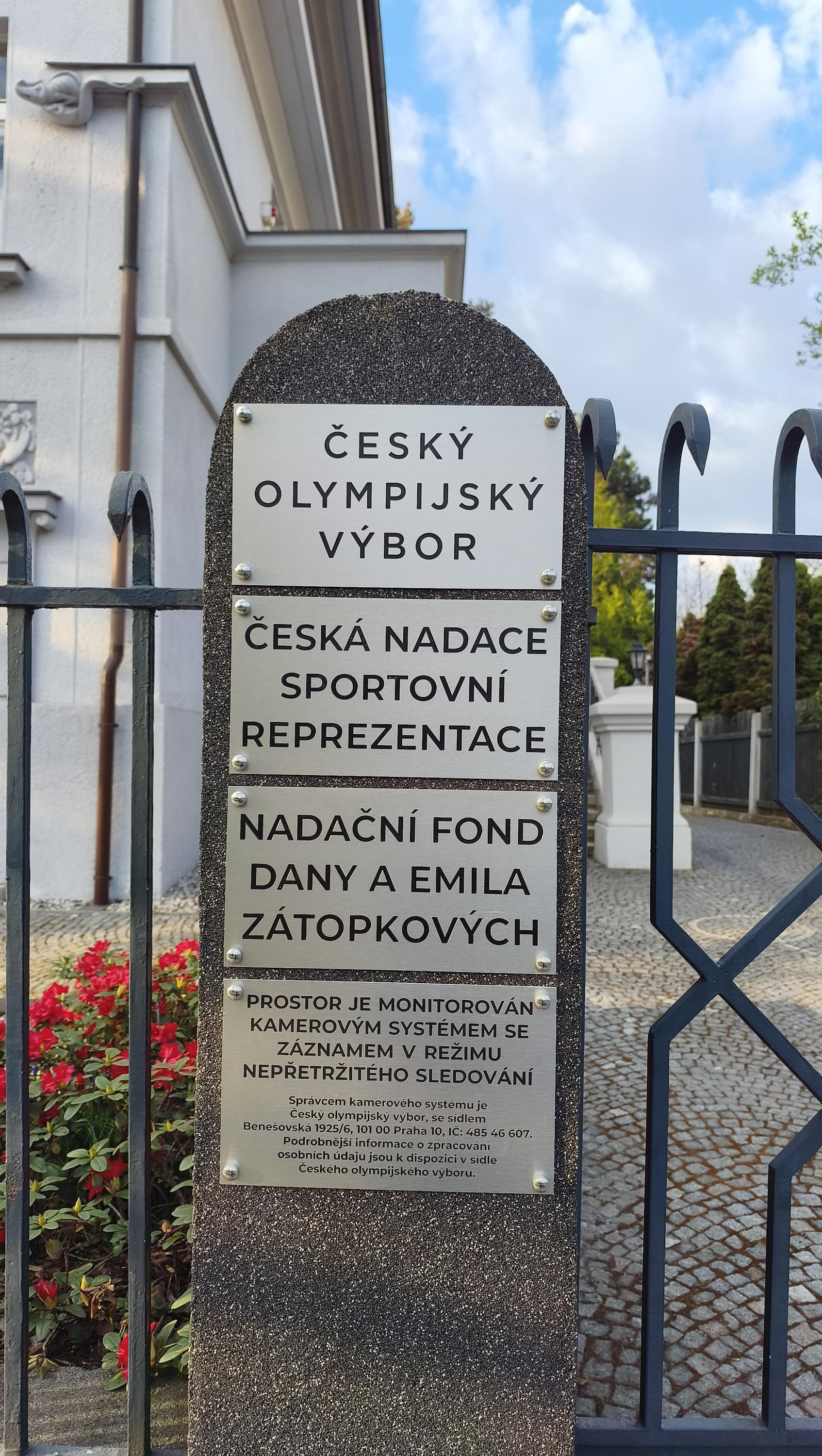 Nadační fond Dany a Emila Zátopkových foto 2