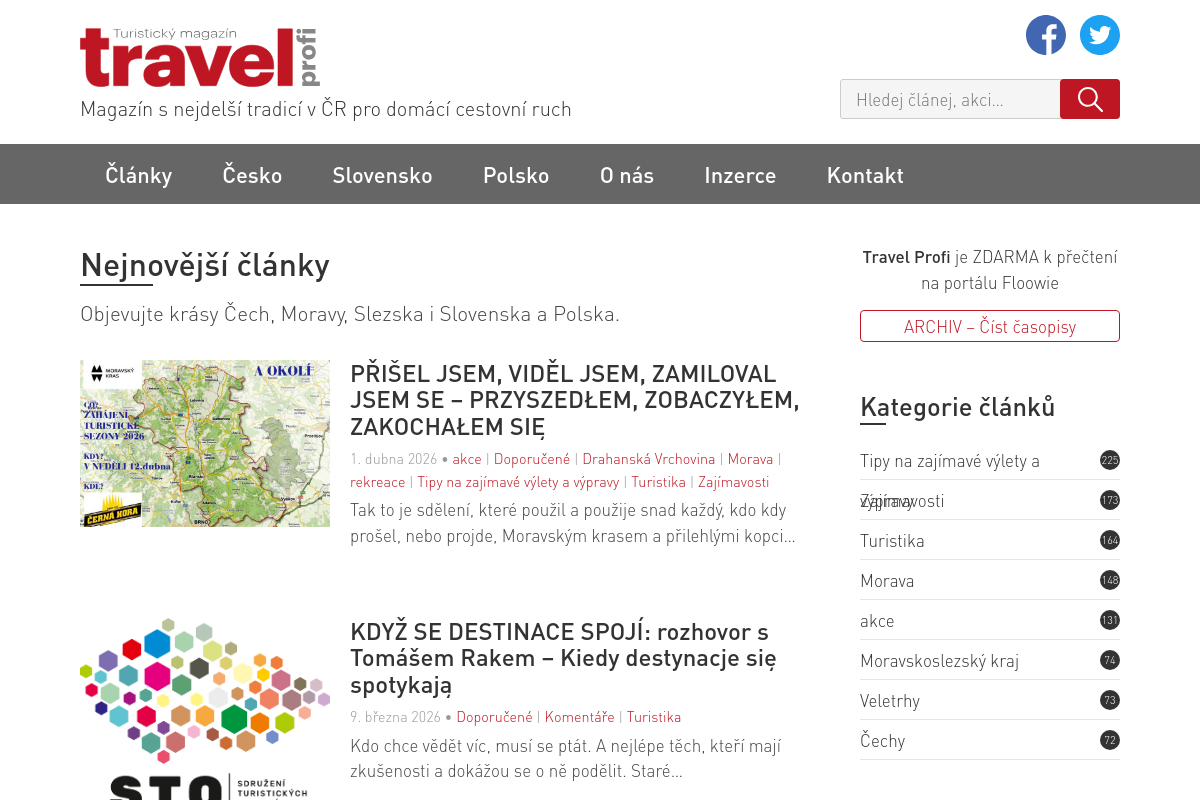 TRAVEL profi - turistický magazín