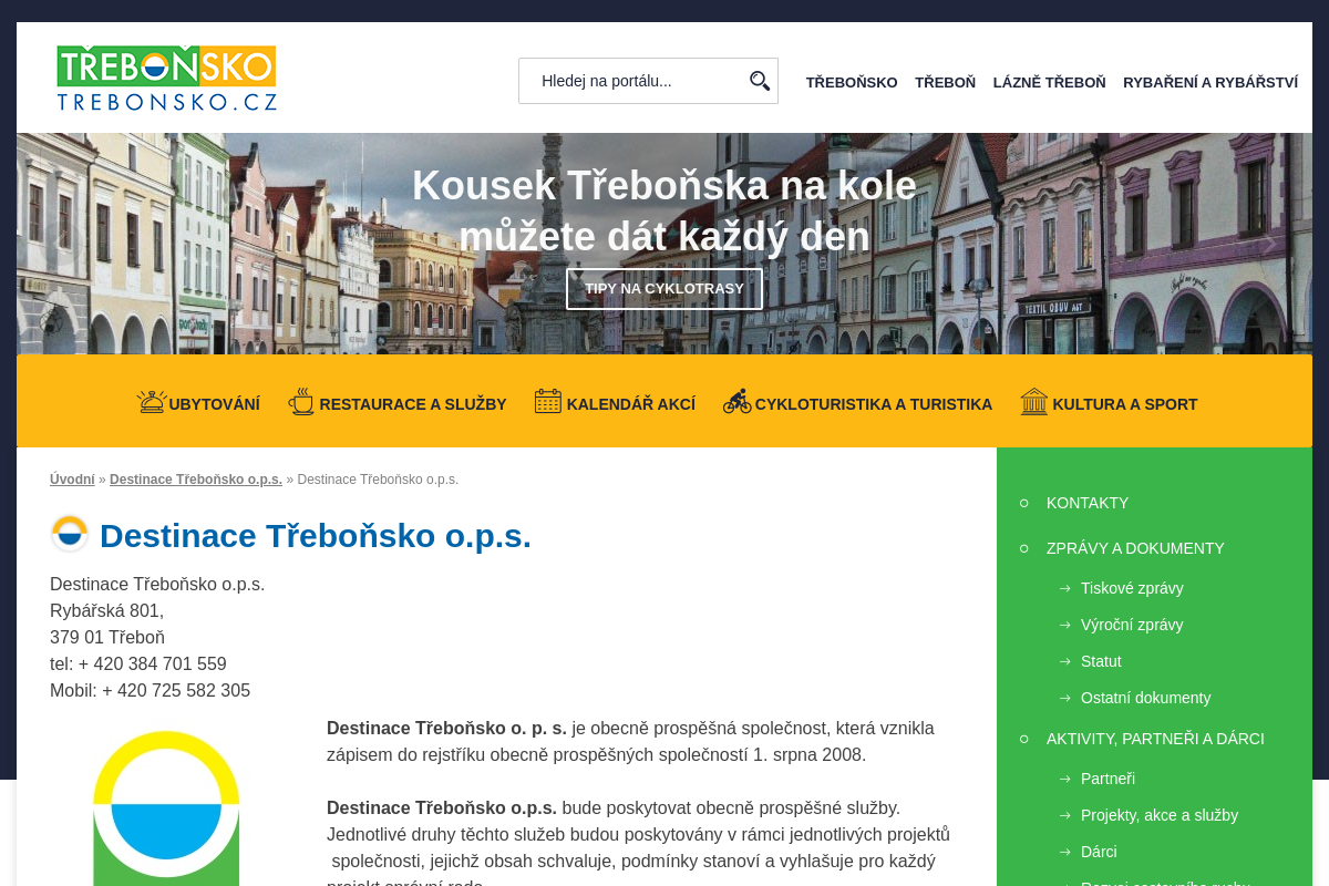 Destinace Třeboňsko, o.p.s.