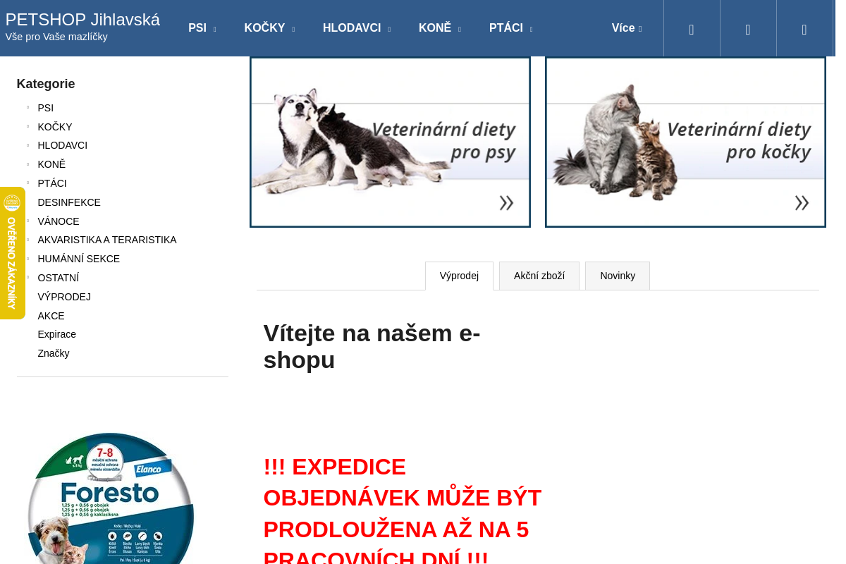 Petshopjihlavska.cz