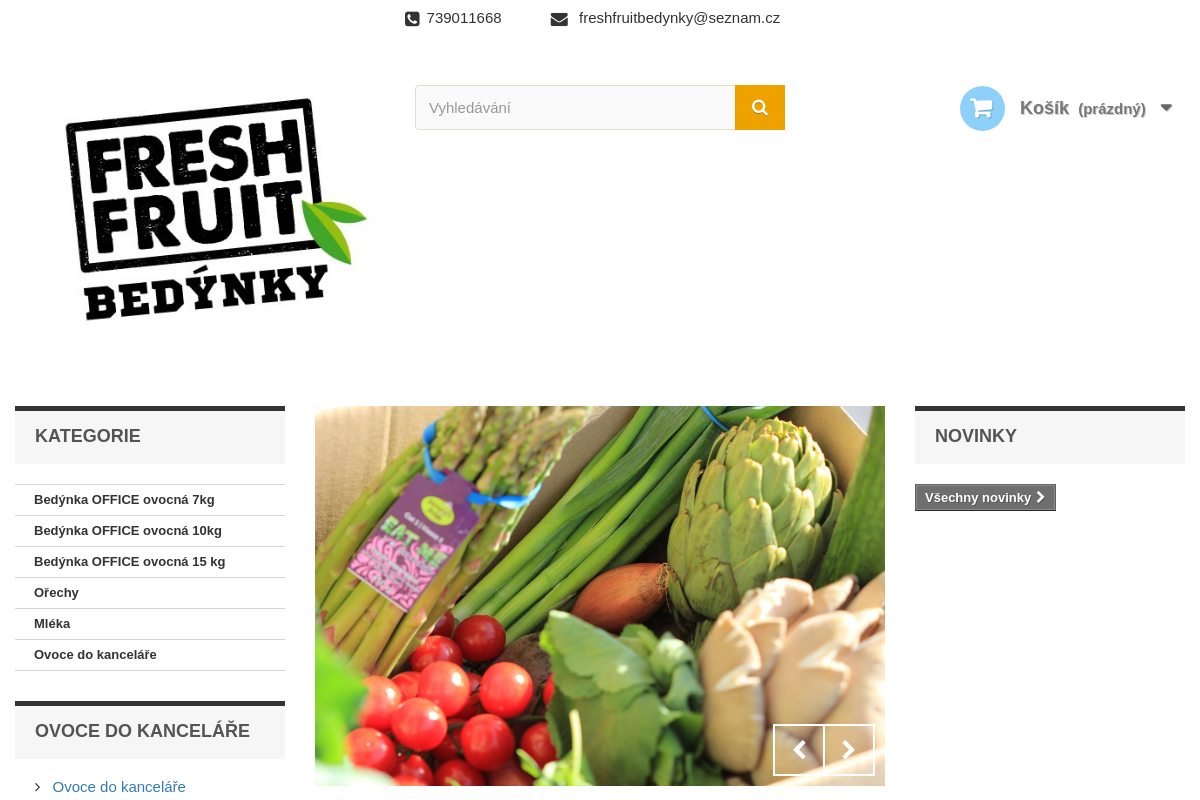 Fresh fruit bedýnky