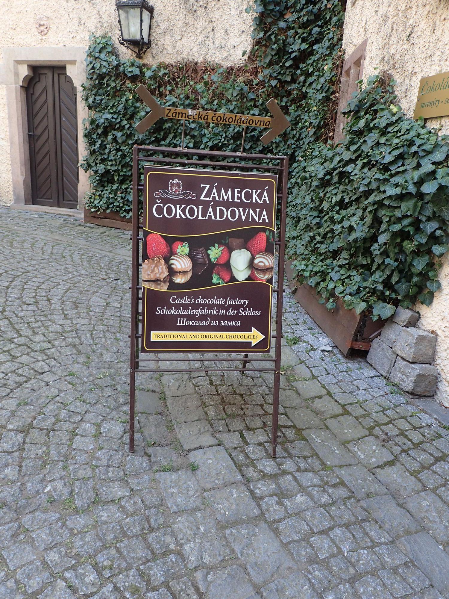 Zámecká čokoládovna Franciska chocolatier foto 2
