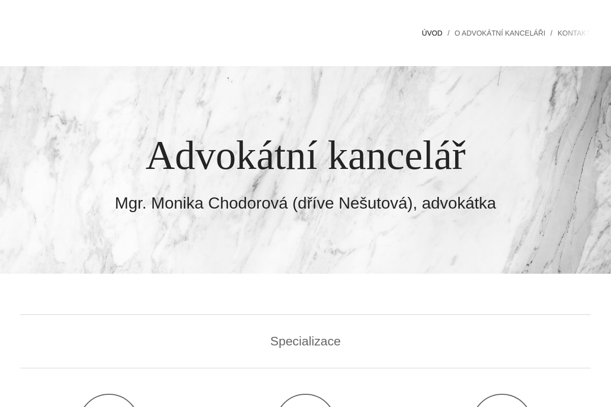 Advokátní kancelář Mgr. Monika Chodorová