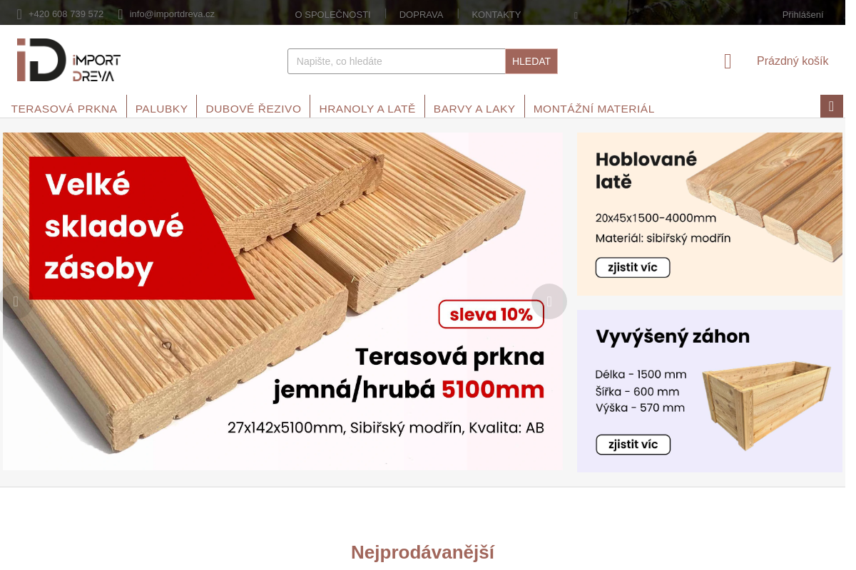 Importdreva.cz