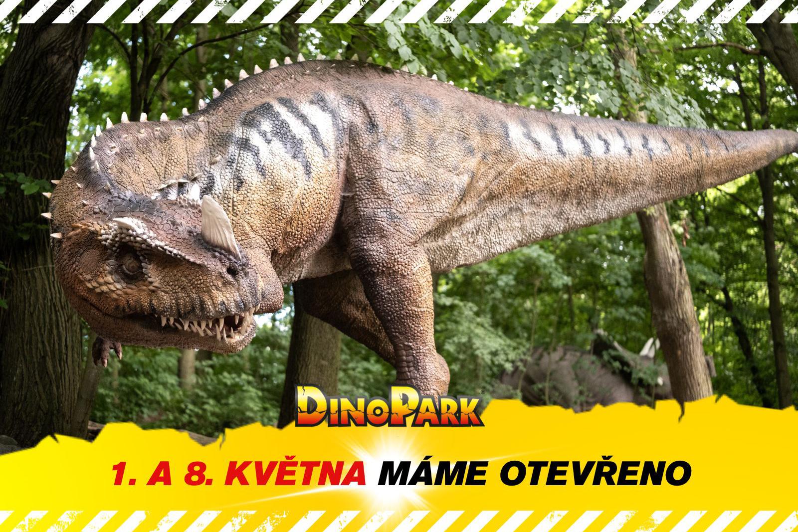 1. a 8. 5. jsou všechny DinoParky otevřené!