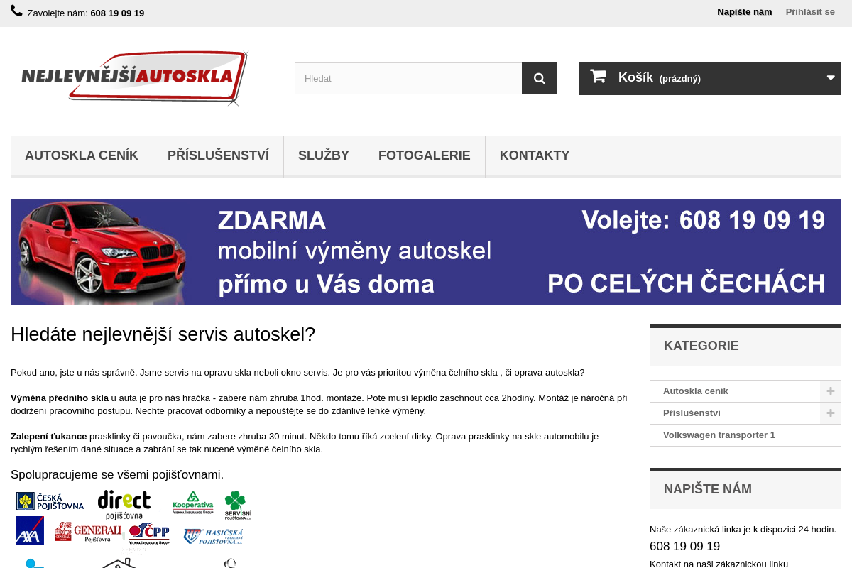 Nejlevnejsi-autoskla.cz