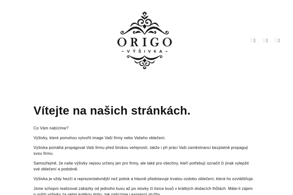 Origo Výšivka