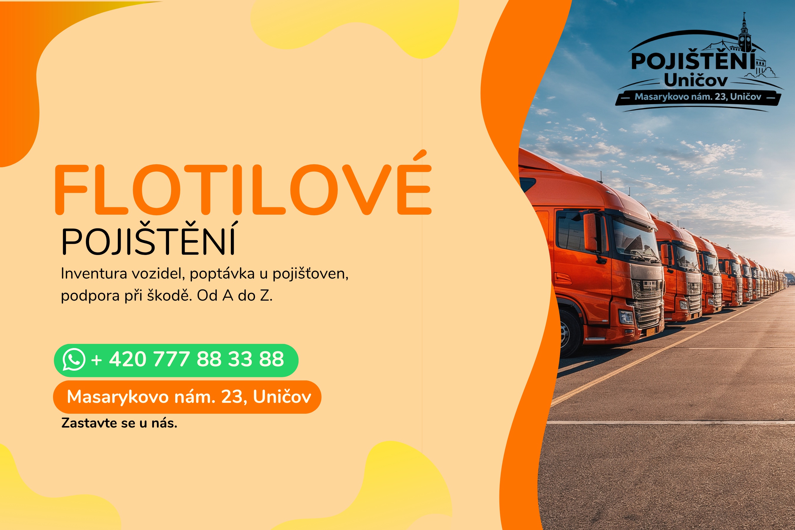 Flotilové pojištění na míru