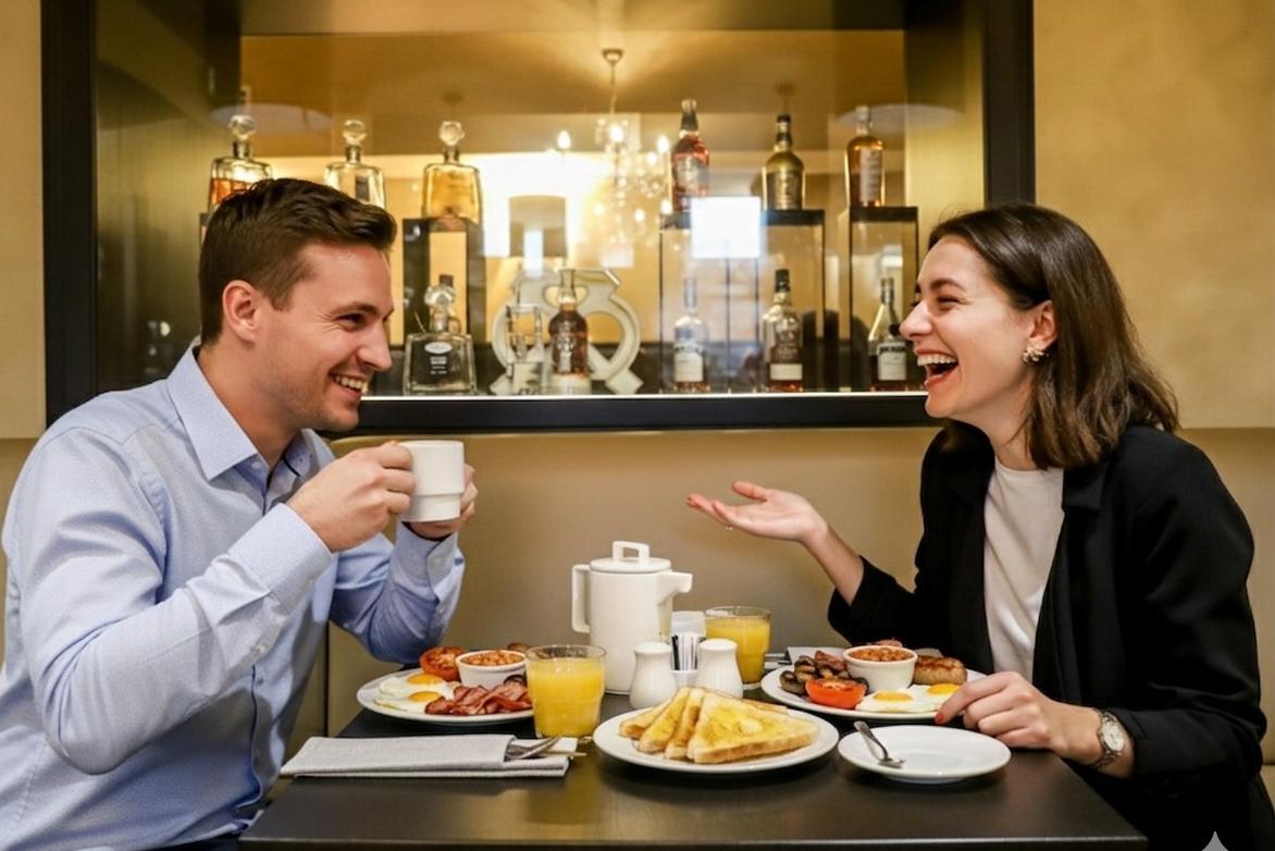 Neomezený snídaňový bufet