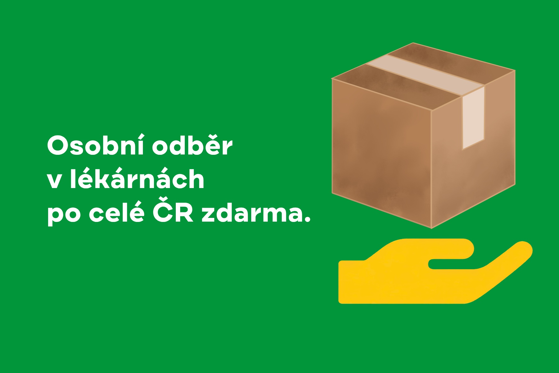 Osobní odběr zdarma