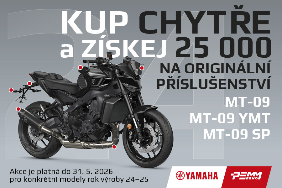 ZÍSKEJTE PŘÍSLUŠENSTVÍ KE KOUPI YAMAHA ZDARMA
