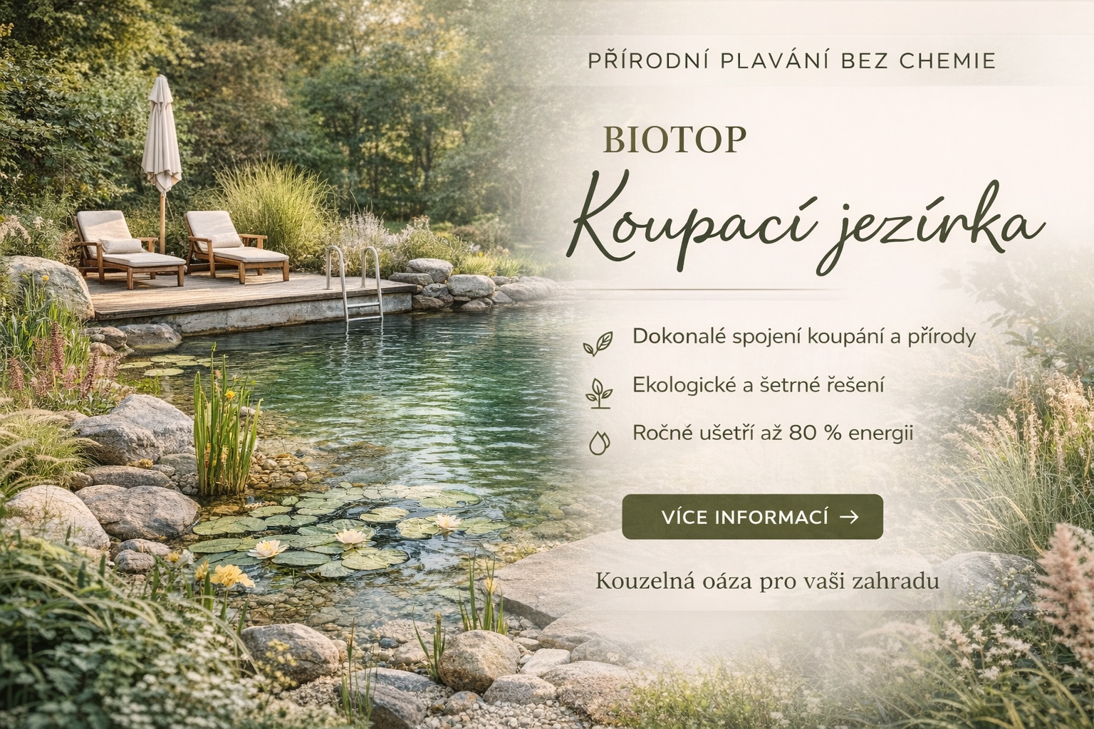 Biotop  - Koupací jezírka