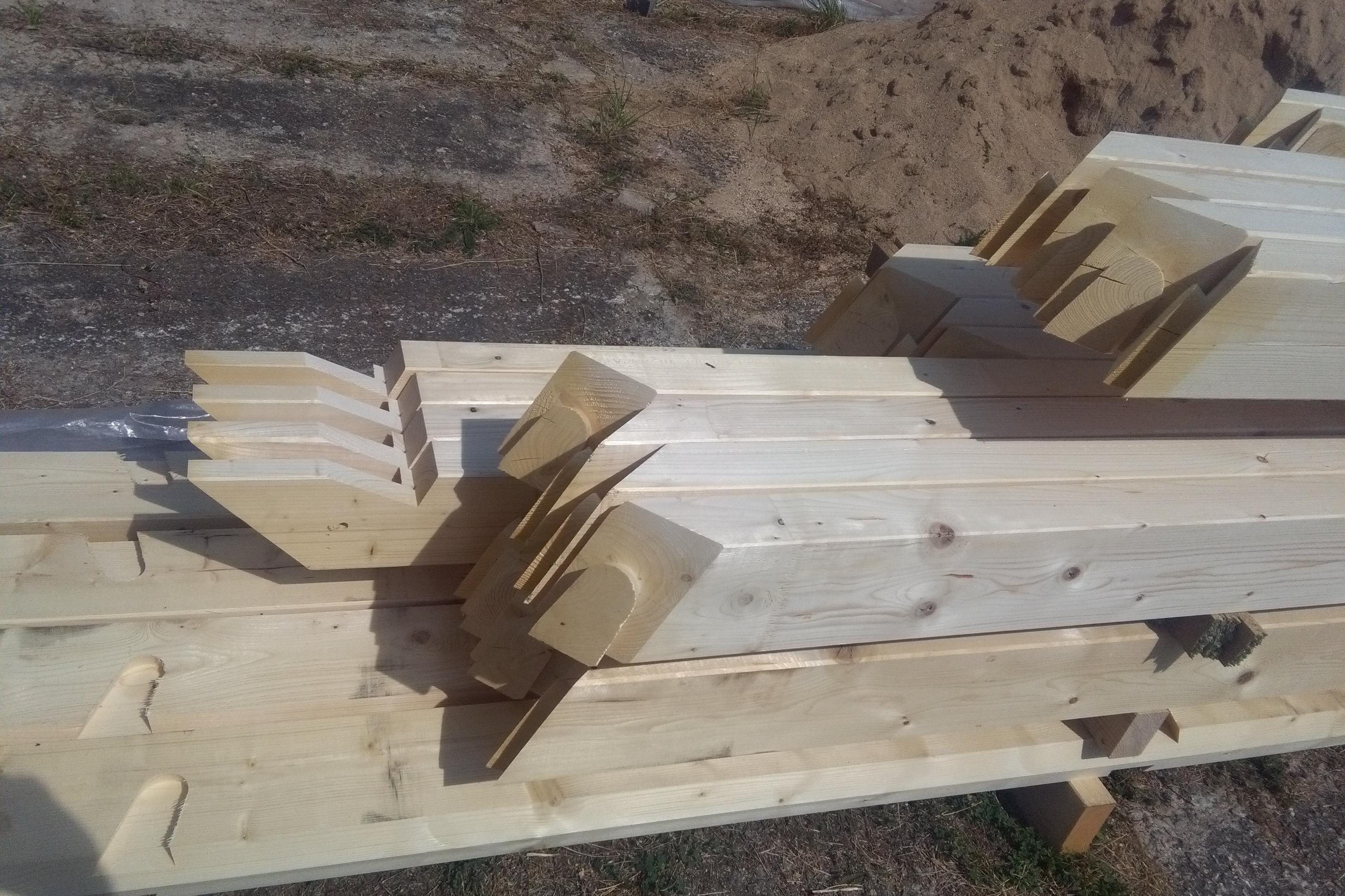 Pila Onšov – Krov vyřezaný na CNC