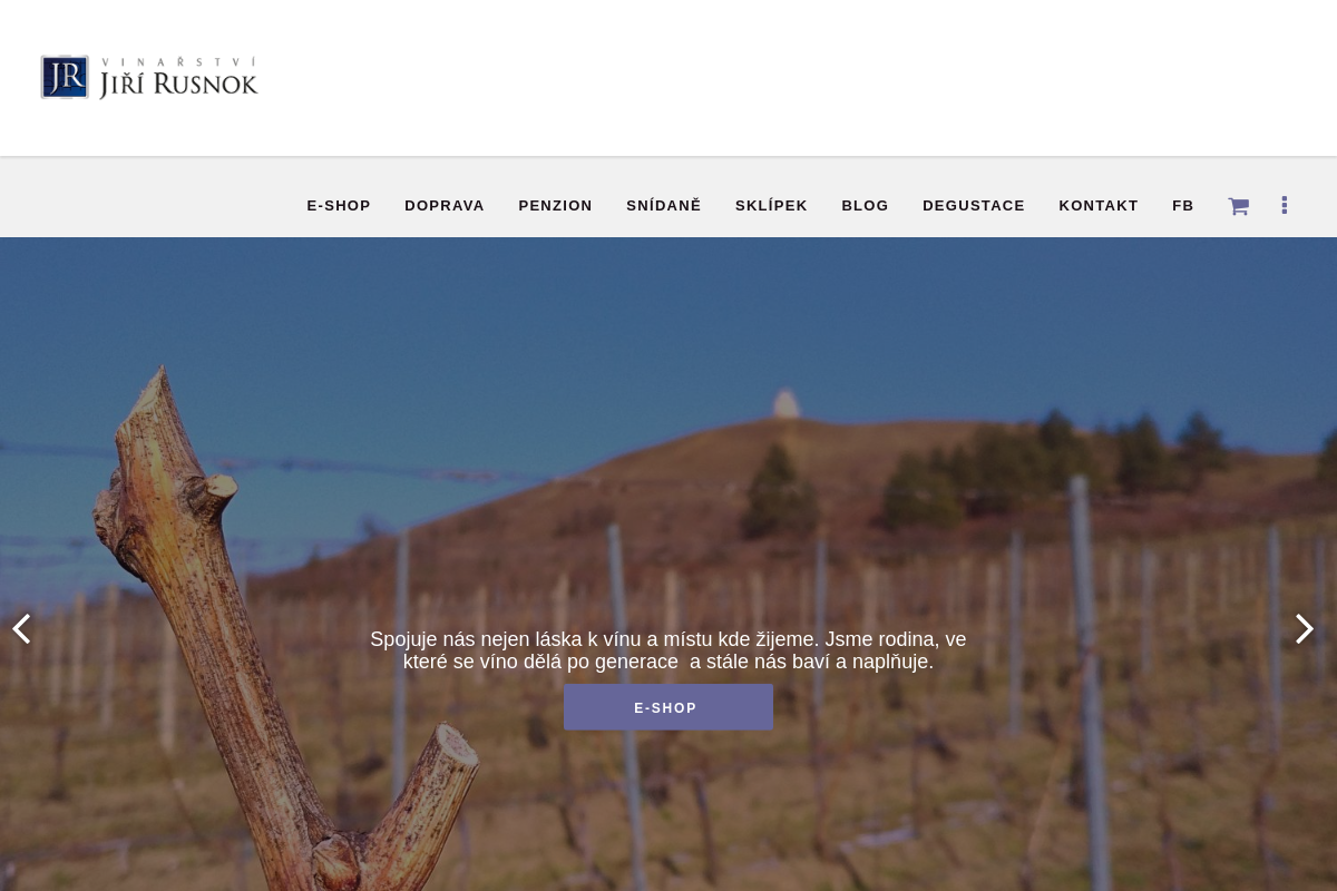 Rodinné vinařství Jiří Rusnok
