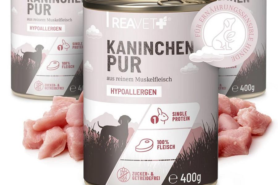 100% čisté maso pro nutričně citlivé psy - králičí