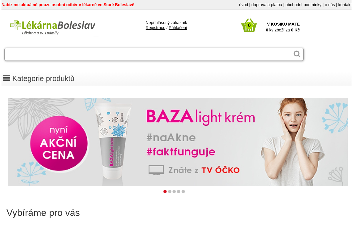 Lekarnaboleslav.cz