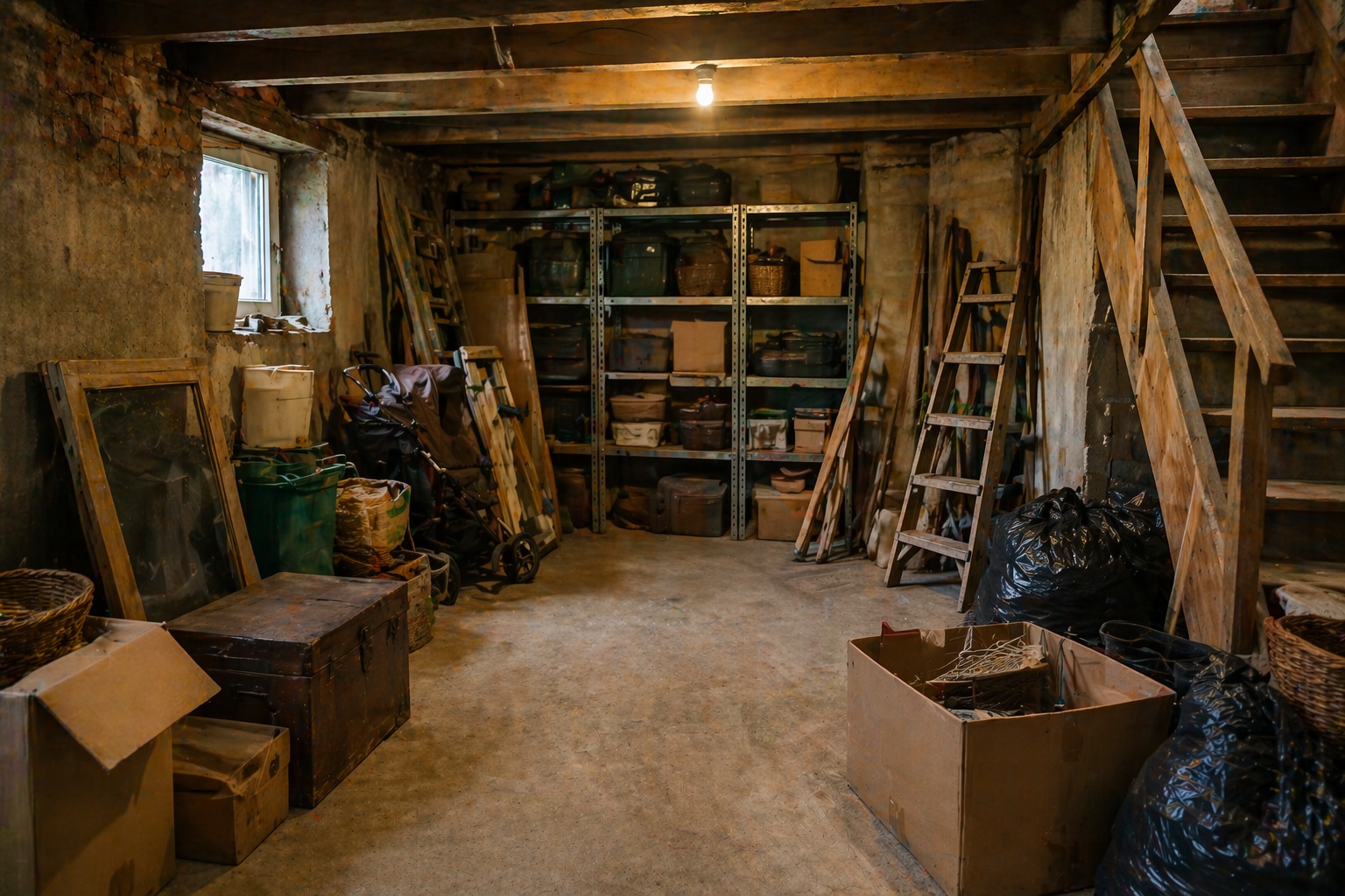 Vyklízení sklepů, půd a garáží